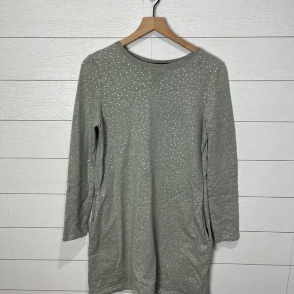Boden Gray Sweatshirt Dress Size 6 - Picture 3 of 11